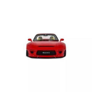 ROCKET BUNNY AERO (V1) MAZDA RX7 (FD3S) RED 2015 Otto Project Car OttO mobile 1:18 Resinemodell (Türen, Motorhaube... nicht zu öffnen!)